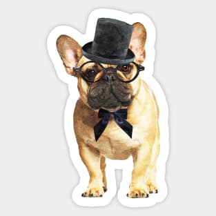 french bulldog funny dog Sticker